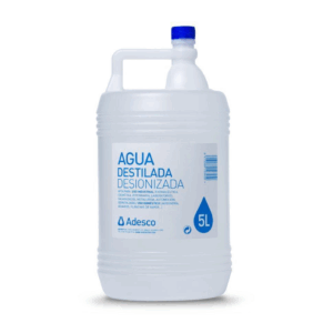Aigua destil·lada de 5 litres