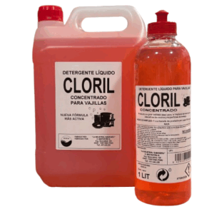Vaixelles CLORIL concentrat de 1 i 5 litres