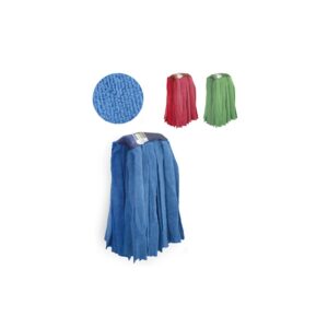 Fregona industrial de tires de microfibra blaves